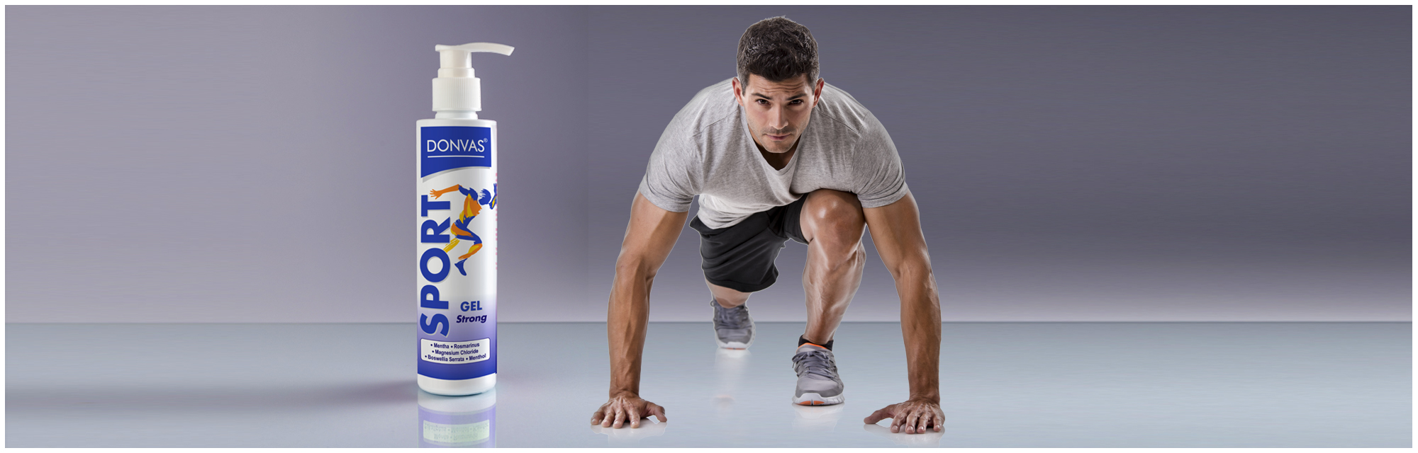 SPORT gel strong DONVAS®, 200ml