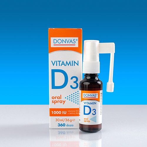 Vitamin D3 oral spray DONVAS®, spray solution, 30ml