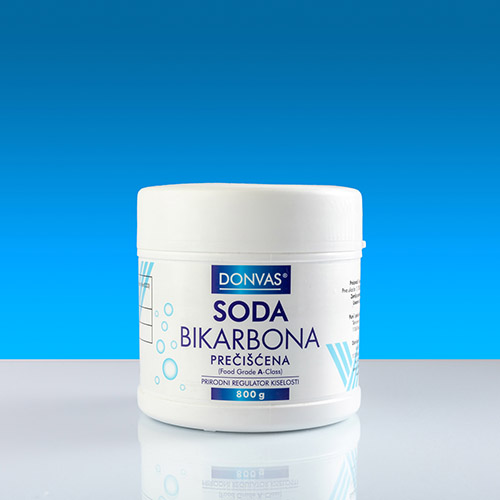 SODA BIKARBONA prečišćena DONVAS®, 800g